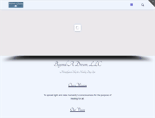 Tablet Screenshot of beyondadreamllc.com